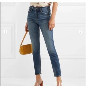 GRLFRND Karoline High Rise Skinny Crop‎ Jean in Last Kiss size 25